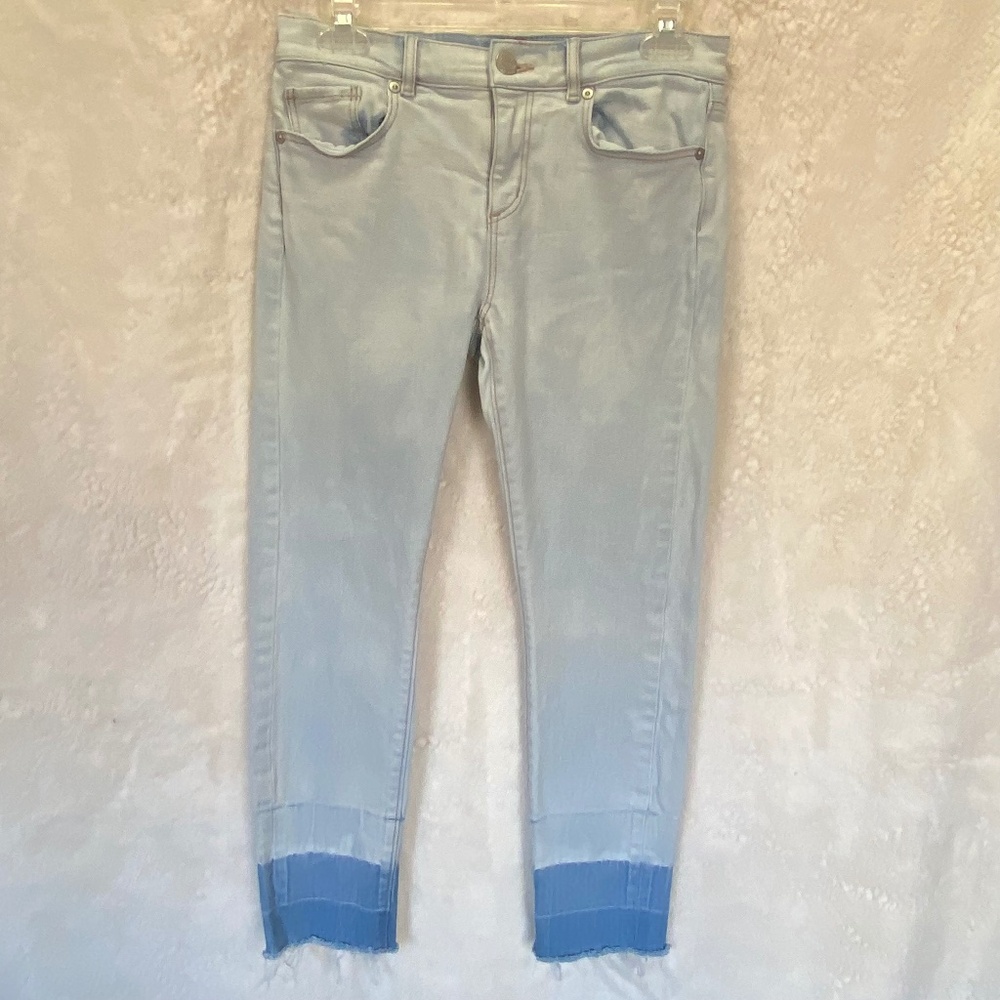 LOFT Modern Skinny Crop Jeans in Faded Blue - Petite Size P27 | 4